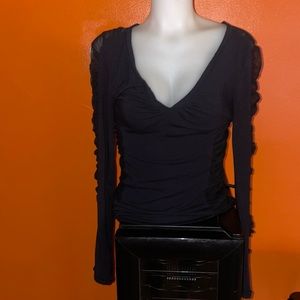 Bebe v cut flirty top